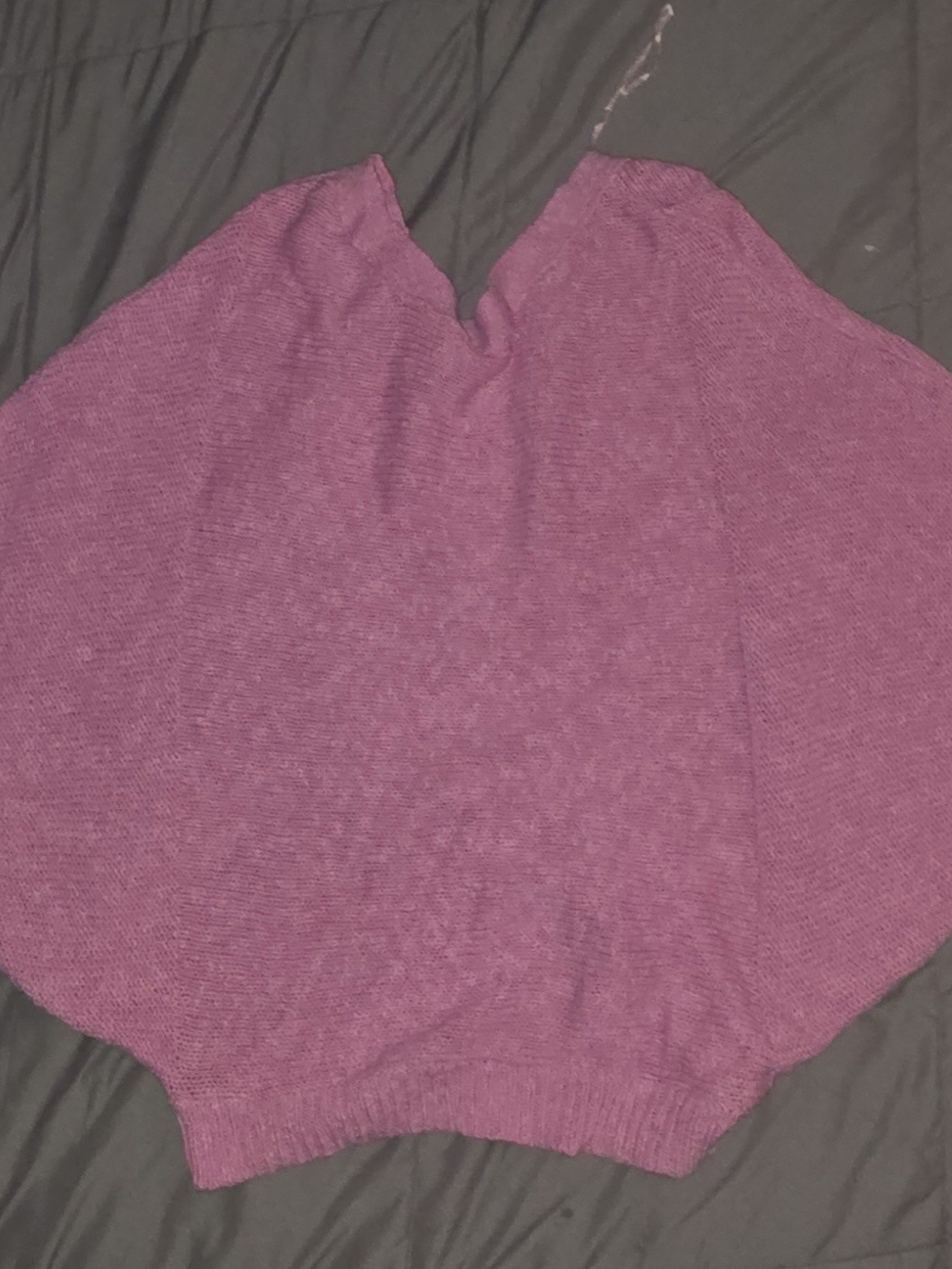 Ruby Moon Batwing Knit Sweater in Rose